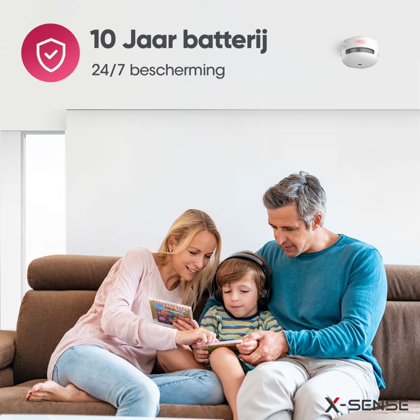 Koop X-Sense XS01-W Rookmelderset - draadloos koppelbaar - 3-pack