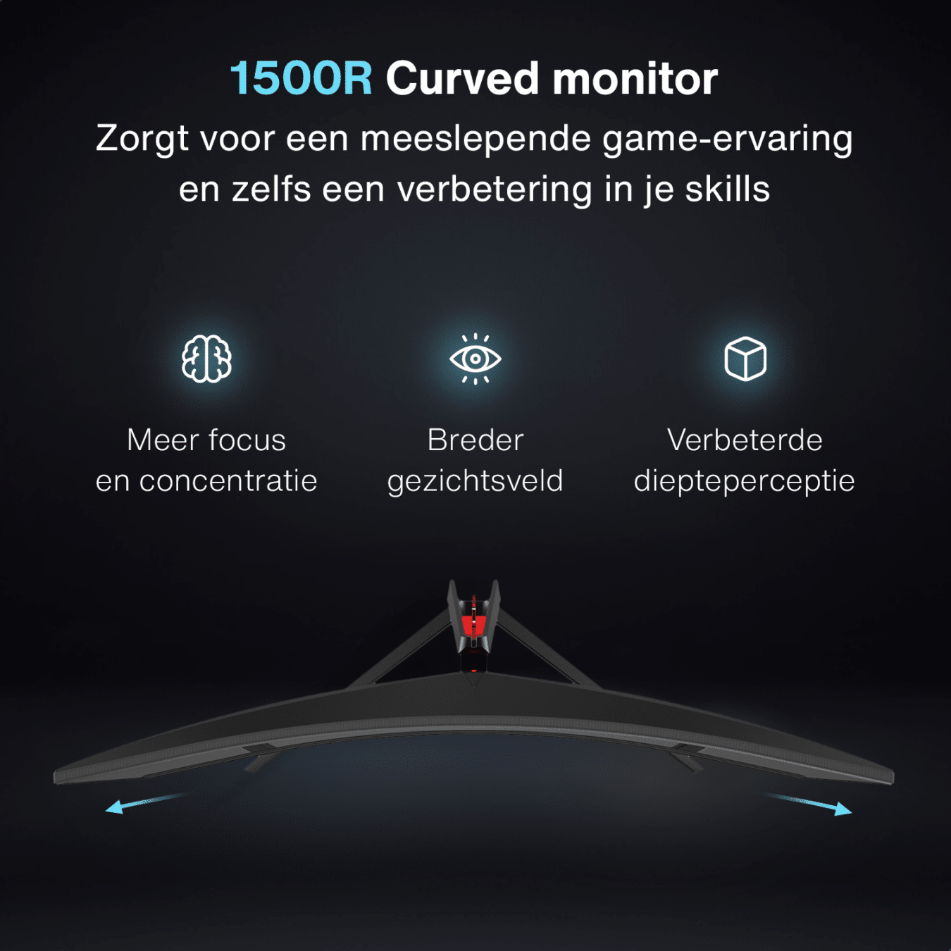 Koop Dahua LM34-E330C - 34 inch Curved Ultrawide QHD Monitor - 165 Hz - 1ms