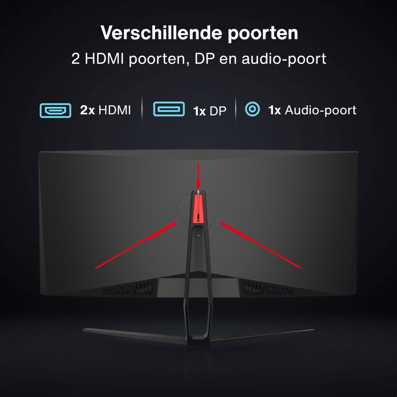 Koop Dahua LM34-E330C - 34 inch Curved Ultrawide QHD Monitor - 165 Hz - 1ms