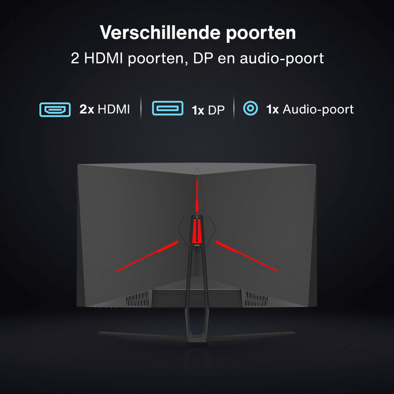 Koop Dahua LM32-E230C - 32 inch Curved Full HD Monitor - 165 Hz - 1ms