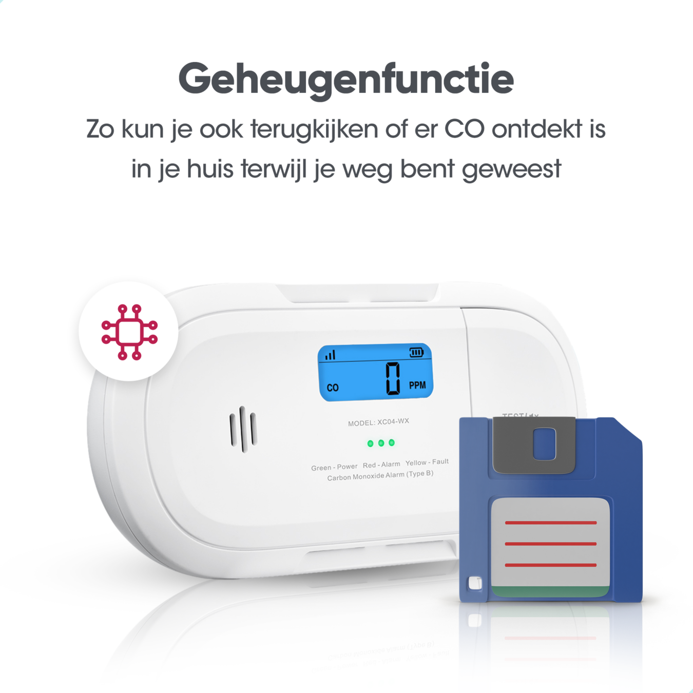 Koop X-Sense XC04-WX Koolmonoxidemelder - Slimme melder WiFi