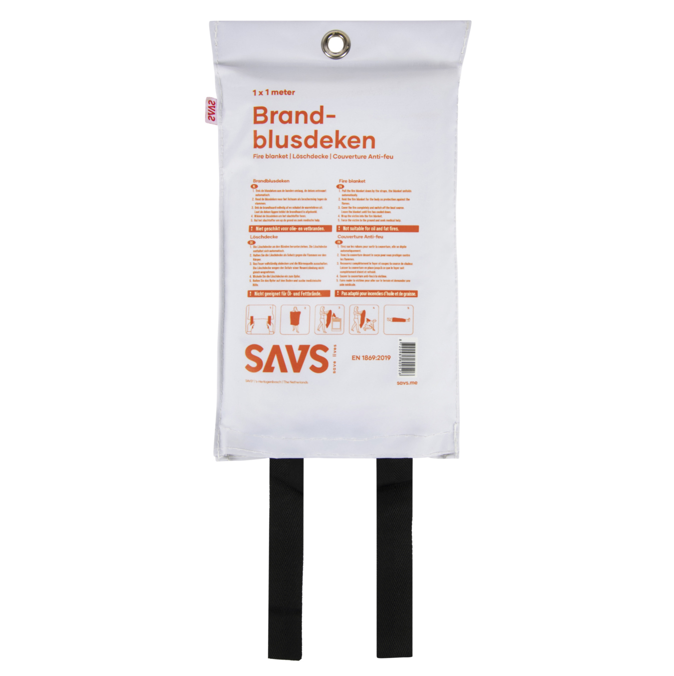 Koop SAVS® Blusdeken 1 m x 1 m - Broccoli