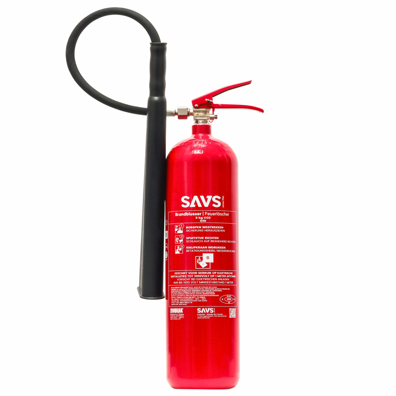 Koop SAVS CO2 Brandblusser 5 kg
