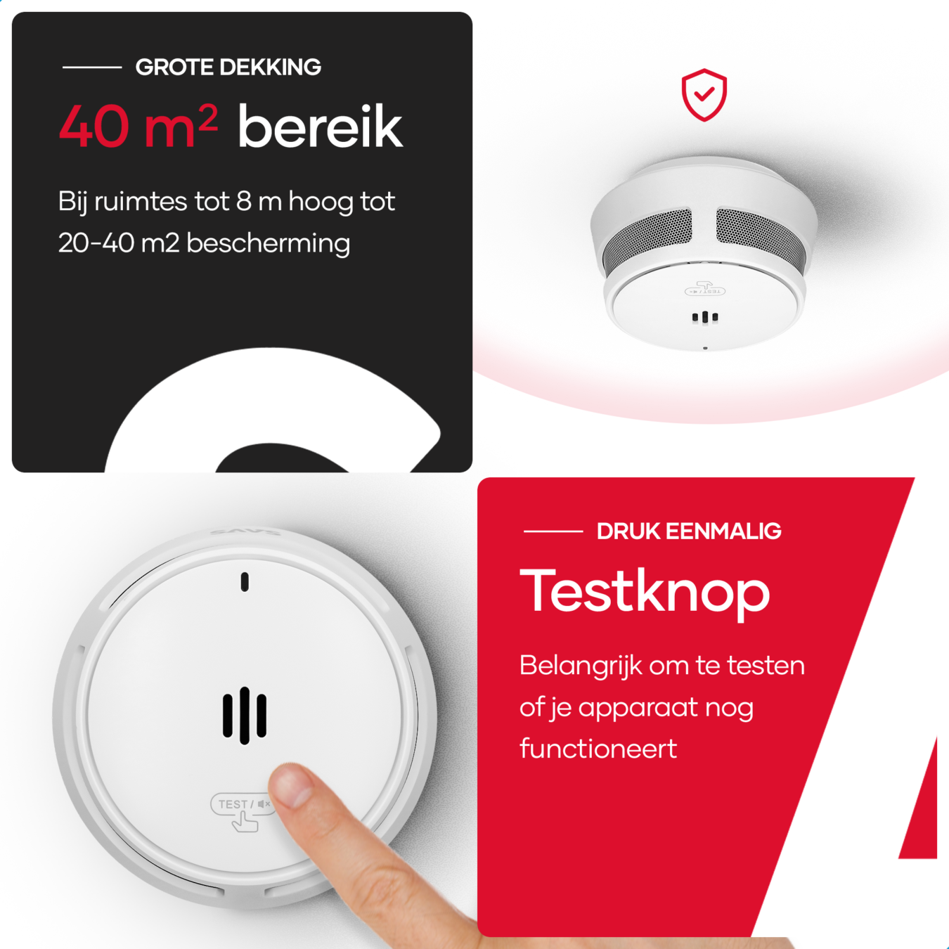 Koop SAVS S10 Rookmelder Standalone 10 jaar 10-pack